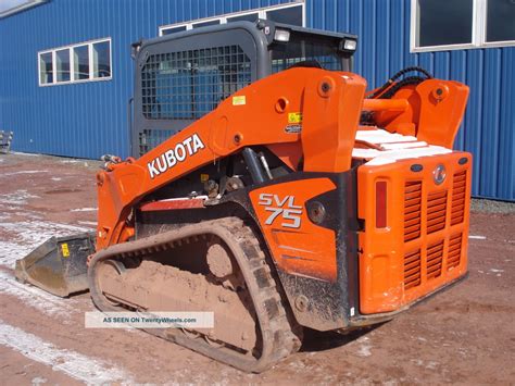 kubota skid steer snow tracks|kubota 75 track skid steer.